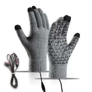 Gants chauffants électriques d'hiver, écran tactile, gants chauds pour moto/vélo, conduite en plein air, ski, mitaines chauffantes USB, sans batterie - Product Image 4