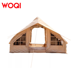 WOQI 4-person Oxford air Tents Camping Outdoor Inflatable Tent Portable air Bell Shaped Tent Quick Setup