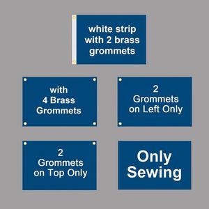 Drapeau national personnalisé 5x8 pi/150x240 cm, bannière extérieure personnalisée, double couture, œillets en laiton, pour camping et jardin, Bagetu - Product Image 3