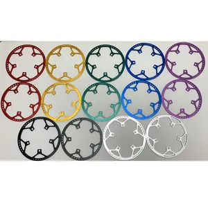 Litepro BMX Fahrrad BCD130 Single Disc Gear Round Plate Kurbel garnitur 45/47/53/56/58T Faltbares Fahrradkette nrad Kurbel ketten