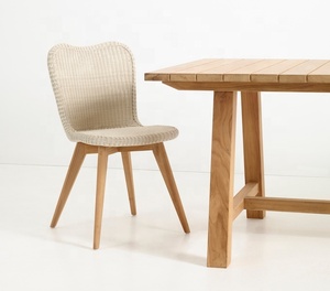 Fabbrica della cina in legno di teak per esterni mobili da <span class=keywords><strong>giardino</strong></span> patio sedia da pranzo e <span class=keywords><strong>tavolo</strong></span> set - Product Image 2