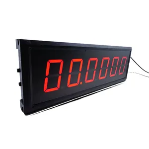 Goakgaen – minuterie d'affichage numérique LED 3 pouces 6 bits, défi, affichage LED 10 secondes, horloge, compte à rebours
