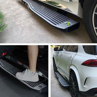 Accessoires de décoration automobile améliorés et modifiés, marchepied électrique latéral en alliage d'aluminium pour Mercedes Benz GLE W166