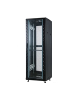 Armoire serveur sur pied de 19 pouces, 1640*600*1000 mm, 1,6 m, construction en acier SPCC avec porte en verre trempé revêtu, en stock.