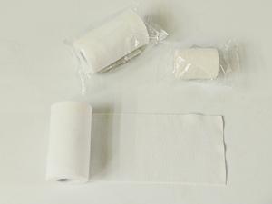 Bandages de premiers secours en rouleaux PBT, bandages médicaux auto-adhésifs PBT, gaze élastique haute élasticité pour fixation médicale, fournis directement par l'usine. - Product Image 2