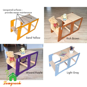 Tour <span class=keywords><strong>d</strong></span>'apprentissage moderne réglable pour enfants pour chambre à coucher salon salle à manger siège <span class=keywords><strong>d</strong></span>'<span class=keywords><strong>appoint</strong></span> pour enfant pour nourrir bébé chaise haute pour enfants - Product Image 4