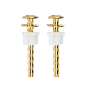 Vis de fixation pour siège de toilette Aojiele avec joints en caoutchouc, 2 pièces, pour fixation du réservoir de toilette - Product Image 5
