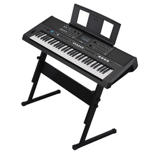 Clavier électronique portable PSR-E483, 61 touches professionnelles, performance et divertissement, touches sensibles MIDI, instrument de musique pour - Product Image 1