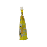 Pochette souple personnalisée avec bec verseur pour boissons liquides, emballage refermable avec bec en plastique pour boissons