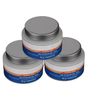 Hochwertiges 56 g UV Multifunktionales Verlängerungsgel 3-farben Multifunktionales Verlängerungsgel aufbauen hochwertiger Soak-Nagel-Kleber