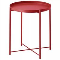 Table Basse d'Appoint en Métal Jaune Design Simple, Moderne et Bon Marché