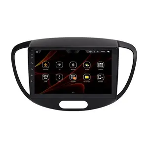 9.0 inç Navigator için Hyundai I10 2008-2012 oto AC radyo Video MP5 WIFI GPS Android sistemi tam dokunmatik ekran IPS