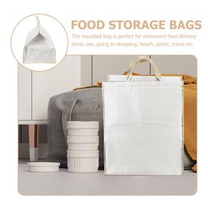Sac isotherme personnalisé avec logo, recyclable, laminé, grande capacité, sac isotherme pour la livraison de nourriture - Product Image 3