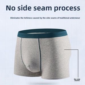 Caleçons Boxers Respirants en Spandex pour Hommes – Taille Mi-Haute, Très Élastiques, Couleurs Contrastées Tendance – Vente en Gros - Product Image 3