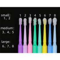 Consommables Différentes Tailles Durable Smear Mini Résine Baguette Brosse Micro Microbrush Applicateur Lash Outil Matériel Dentaire