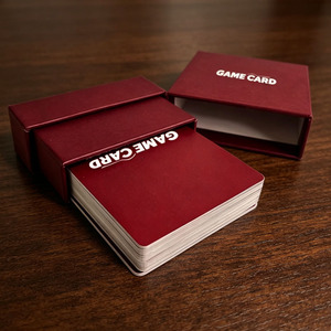 <span class=keywords><strong>Carte</strong></span> da Gioco Personalizzate di Alta Qualità per Feste, <span class=keywords><strong>Carte</strong></span> da Gioco Bordeaux con Confezione in Scatola - Product Image 3