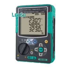 Compteur de puissance électronique Kyoritsu Kew 6305 pour la surveillance, l'enregistrement et l'analyse en temps réel des systèmes monophasés/triphasés Lexso - Product Image 1