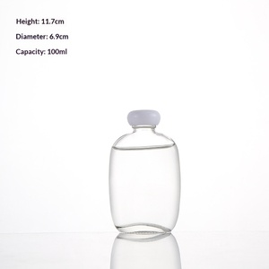 ขวดแก้วใสฝ้าขนาด 100 มล. พร้อมฝาปิดผนึก ขวดเปล่าสำหรับใส่ผลไม้ ไวน์ เครื่องดื่ม นม ชา เหล้า ขวดแก้วสำหรับเก็บของ - Product Image 3