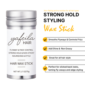 Cire coiffante végane à tenue forte avec logo personnalisé 75g, sans alcool, inodore, non grasse, pour le finissage et le coiffage des <span class=keywords><strong>cheveux</strong></span>, anti-frisottis et pour les chignons. - Product Image 5