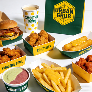 Boîtes à hamburgers en carton isolées écologiques - Imperméables et rigides, gardent les hamburgers au chaud pendant plus de 2 heures - Product Image 4
