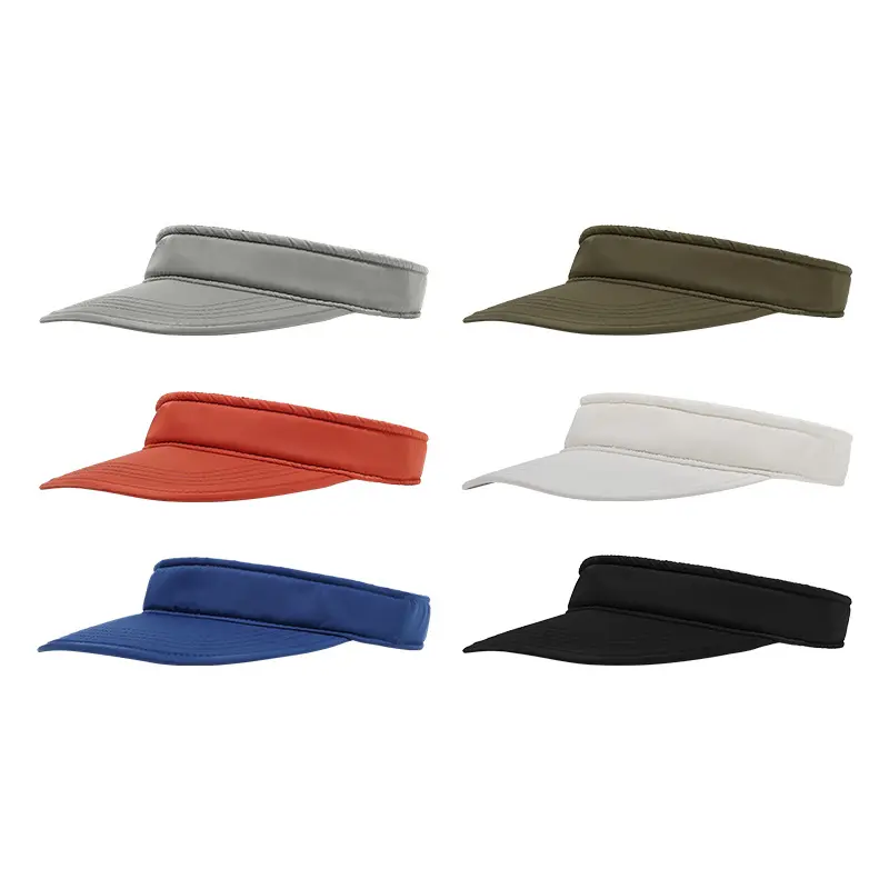 Custom Logo Summer Quick Drying Running Outdoor Sunscreen Sunshade Blank Nylon Unisex Sports Visor Cap Hat