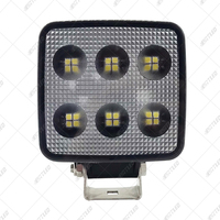 Nouveau phare de travail pour camion, ovale carré, 4,2 pouces, 36 W, super lumineux, LED, éclairage de mot, 4x4, pare-chocs, système d'éclairage de travail LED tout-terrain