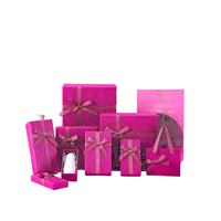 Boîte de papier cadeau en matériaux recyclés pour vernis à ongles huile sérum de soin de la peau faux cils bougie-boîtes rigides de stratification brillante