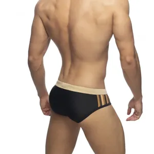 Maillots de bain <span class=keywords><strong>pour</strong></span> hommes, slips <span class=keywords><strong>pour</strong></span> hommes, sous-vêtements <span class=keywords><strong>pour</strong></span> hommes avec cordon de serrage, bikini taille basse, pantalon décontracté, sous-vêtements respirants, Grundies rayés - Product Image 3