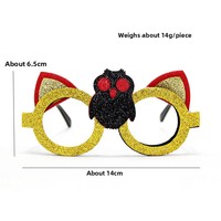 12 styles de lunettes en tissu pour enfants pour Halloween, pour les fêtes, les décorations de vacances, les maisons hantées