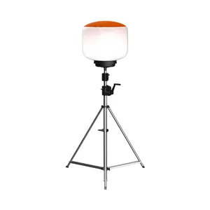 Buiten Telescopische Mast Opblaasbare Led Ballon Lichtmast Met Krachtcentrale Voor Feest Evenement Film Maken Verhuur Verlichting