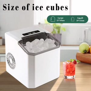 Mini-machine à glaçons multifonctionnelle avec compresseur et pompe à eau, adaptée à la maison, à l'hôtel, à l'extérieur et à l'utilisation en voiture - Product Image 5