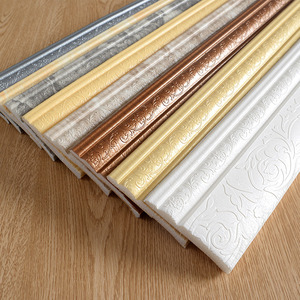 Adhesivo Decorativo 3D <span class=keywords><strong>para</strong></span> Pared, Moldura Decorativa, Tira Flexible <span class=keywords><strong>para</strong></span> Sellado de Bordes, <span class=keywords><strong>para</strong></span> Decoración del Hogar - Product Image 1