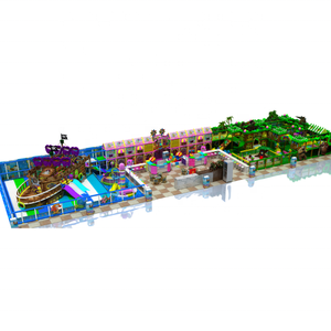 Équipement d'amusement pour parc pour enfants à grande échelle personnalisé - Mur d'escalade sur le thème de la jungle avec <span class=keywords><strong>piscine</strong></span> à balles à vendre - Product Image 6