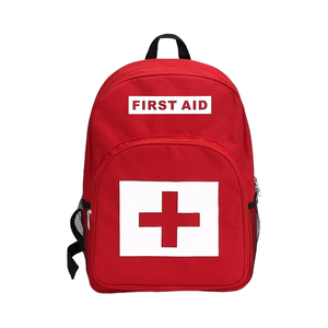 Ransel merah untuk kit pertolongan pertama, perawatan darurat atau mendaki Backpacking berkemah perjalanan mobil dan bersepeda - Product Image 3