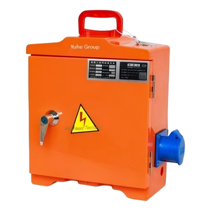 Portable ABS Industrial Power Box with DZ47 Breakers, Dual <b>Lighting</b> Outlets for Construction Sites Distribution box - Product Image 2