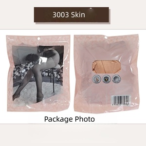 Pantimedias sin entrepierna 2026 para mujer, ultrafinas, transparentes, de longitud completa, color negro sólido, de spandex y nailon, para uso diario. - Product Image 4