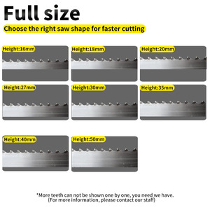 <span class=keywords><strong>Lame</strong></span> <span class=keywords><strong>de</strong></span> <span class=keywords><strong>scie</strong></span> <span class=keywords><strong>à</strong></span> <span class=keywords><strong>ruban</strong></span> TCT en <span class=keywords><strong>carbure</strong></span> <span class=keywords><strong>de</strong></span> tungstène <span class=keywords><strong>de</strong></span> 167 pouces pour le travail du bois dur, idéale pour les scieries et les Wood Mizer LT15 - Product Image 4