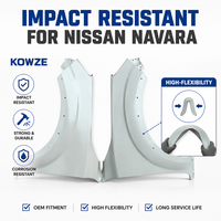 F3100-6KHMC F3101-6KHMC Kowze Pièces de carrosserie de voiture Garde-boue pour Nissan Narava NP300 2021- Pièces de rechange pour pick-up