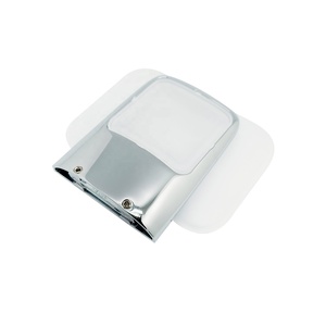 Metalique 50065-CR Portasapone da Bagno Cromato a Forma Speciale, Montaggio a Parete, in Zinco Premium con Vetro Satinato, Design Moderno - Product Image 5