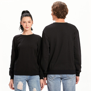 Sudadera de Cuello Redondo, 450g, Algodón, Color Sólido, Ropa de Trabajo, Uso Diario - Product Image 1