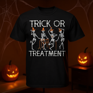 Camiseta de Halloween para terapeuta de fisioterapia Trick Or Treatment - Product Image 3