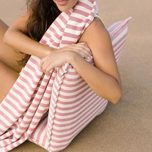 Sac à dos personnalisé rose léger pour extérieur dossier réglable à 5 positions chaise de plage en polyester pliante inclinable - Product Image 5