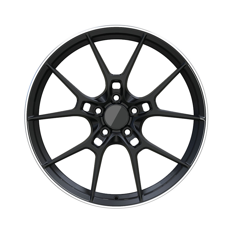 High Accuracy Forged Matte Black Wheel