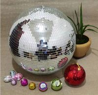 Vente chaude 10cm 20cm 30cm 40cm 50cm 60cm 80cm 100cm Argent Noir Rose Or Vert Violet Grande Boule Disco Géante