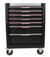 Kit d'outils mécaniques complet de 276 pièces, chariot à outils robuste, armoire de rangement pour la réparation automobile