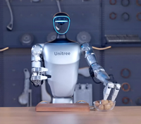 Nouveau Robot Humanoïde Original Unitree G1 G1 Edu U1 U6 Robot Bipède Open SDK pour la Recherche et le Développement de l'IA Embryonnaire en Laboratoire Universitaire