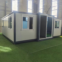 Maison préfabriquée extensible, conteneur modulaire pliable et portable pour les chantiers de construction urbaine en Asie du Sud-Est