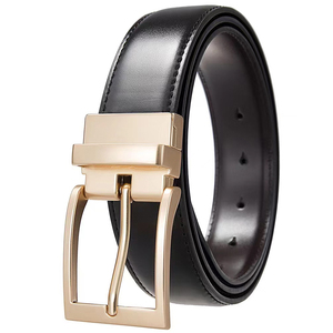 Cinturones de Cuero Ajustables de Alta Calidad, Casuales, de Piel de Vaca, con Hebilla de Acero, Ecológicos, al por Mayor, Personalizados, de Moda para Hombre 2025 - Product Image 2