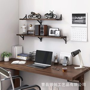 Wooden Floating <b>Wall</b> <b>Shelf</b> Rectangle Durable <b>Wall</b> <b>Mounted</b> Type Multipurpose Storage <b>Shelf</b> - Product Image 3
