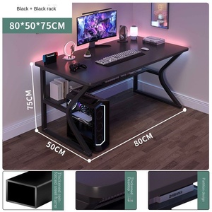 Bureau de compétition informatique de bureau en panneau artificiel renforcé et épaissi avec trous de ventilation, pour salle de <span class=keywords><strong>location</strong></span> - Product Image 3